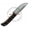 REBEL WOLF MAGNUM WALLOP DAMASCUS STEEL EXTRA THICK BOWIE KNIFE